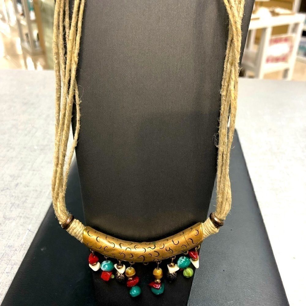 Chico’s Tribal Beaded Necklace  